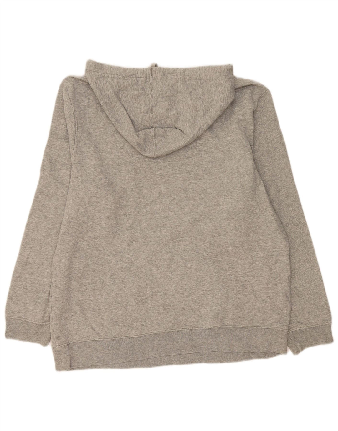 Gap Mens Graphic Hoodie Jumper Large Grey Flecked Cotton