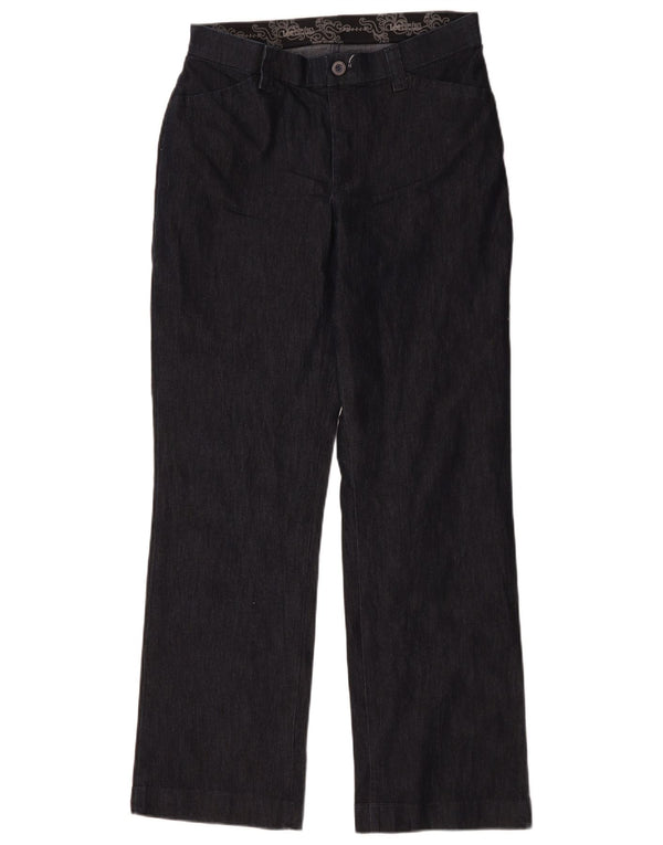 LEE Womens Comfort Fit Straight Jeans US 10 Large W32 L32 Navy Blue Cotton