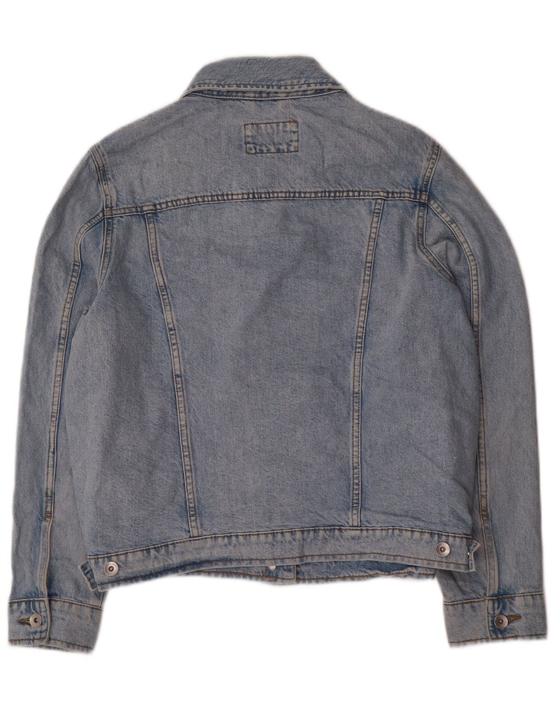 Marks & Spencer Womens Denim Jacket UK 18 XL Blue Cotton