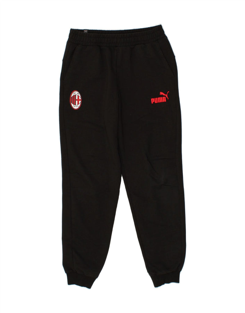 PUMA Boys AC Milan Graphic Tracksuit Trousers Joggers 13-14 Years Black Vintage Puma and Second-Hand Puma from Messina Hembry 