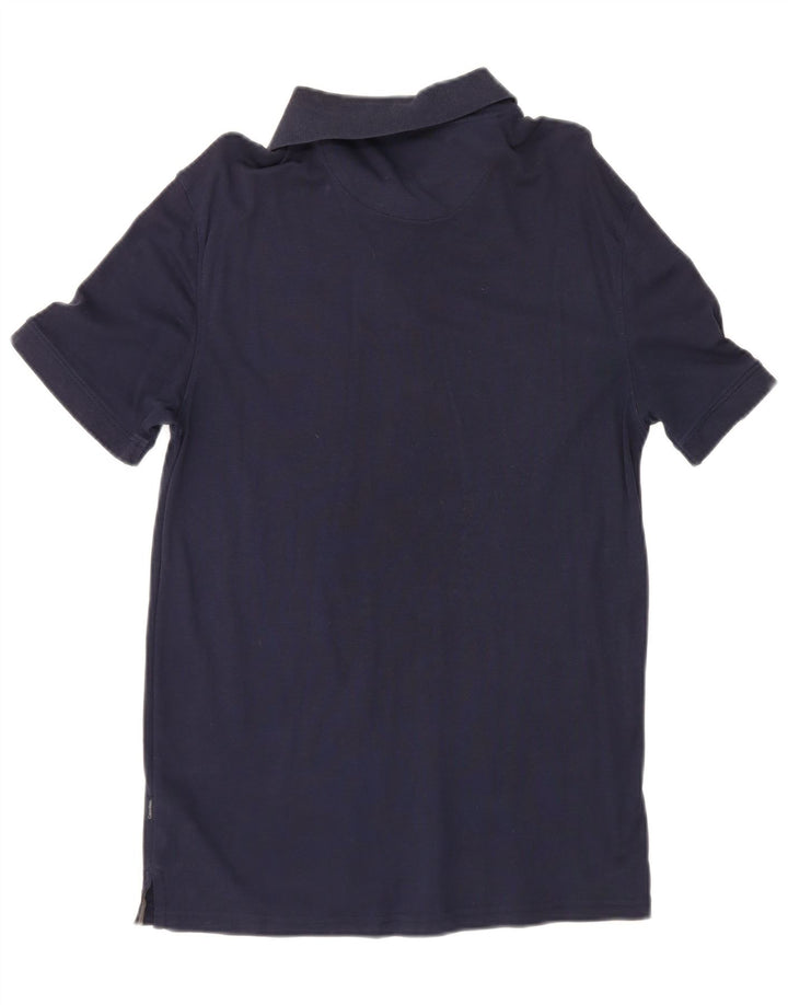 Calvin Klein Mens Polo Shirt Small Navy Blue Cotton