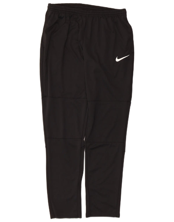 Nike Mens Dri Fit Tracksuit Trousers Large  Black Polyester