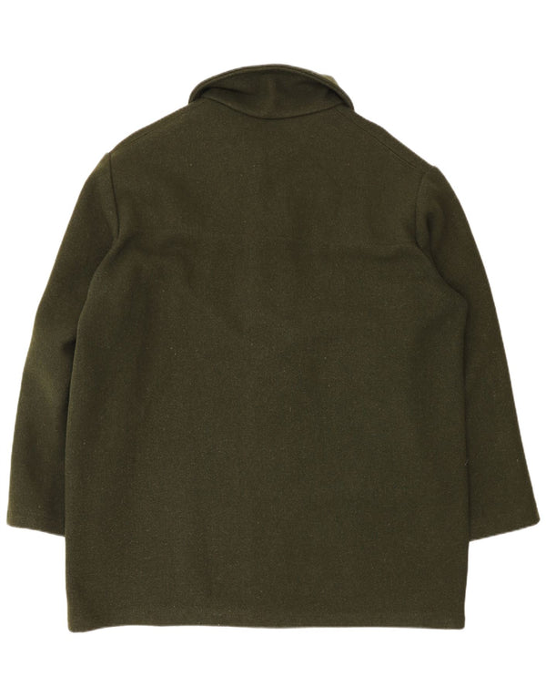 Vintage Mens Overcoat UK 42 XL Khaki