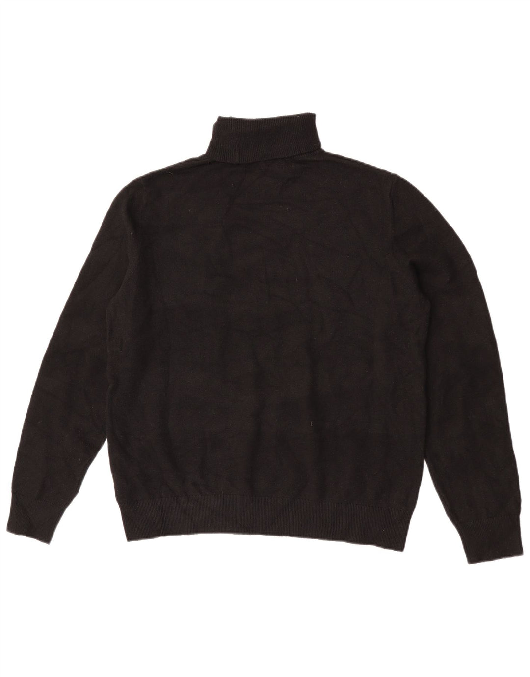 Marks & Spencer Womens Roll Neck Jumper Sweater UK 14 Medium Black