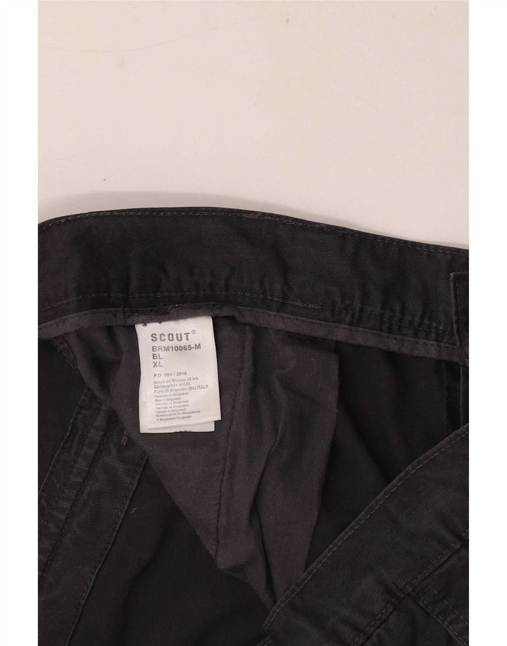 Scout Mens Cargo Shorts XL Navy Blue Cotton