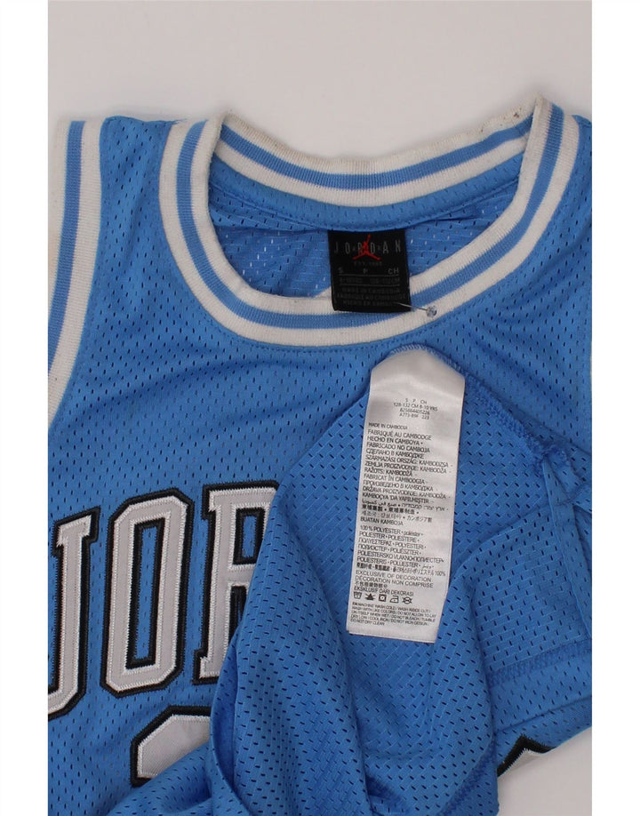 Jordan Boys Michael Jordan Graphic Jersey Top 8-9 Years Blue Polyester