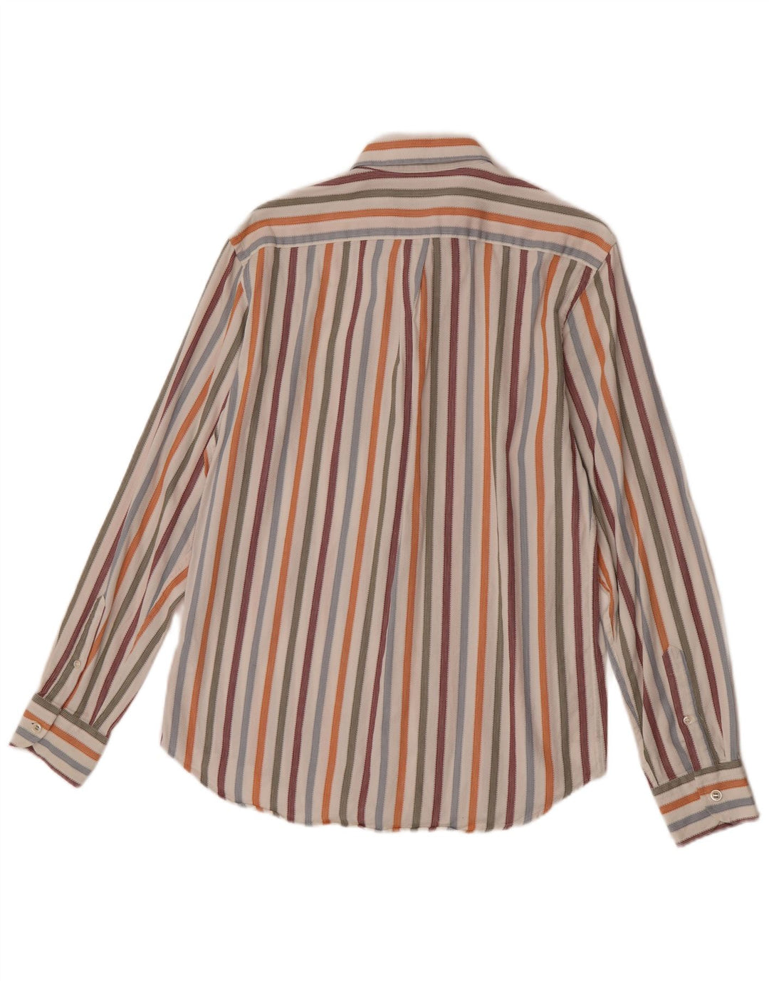 Harmont & Blaine Mens Regular Fit Shirt Large Multicoloured Striped Cotton