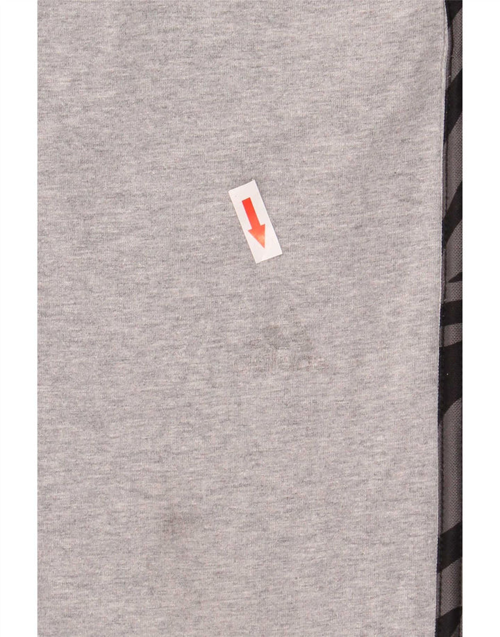 Adidas Womens Leggings UK 16/18 Large Grey Cotton