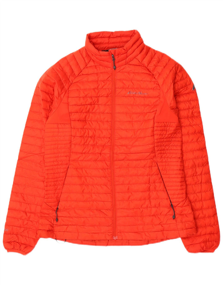 EDDIE BAUER Womens Padded Jacket UK 10 Small Red Polyester