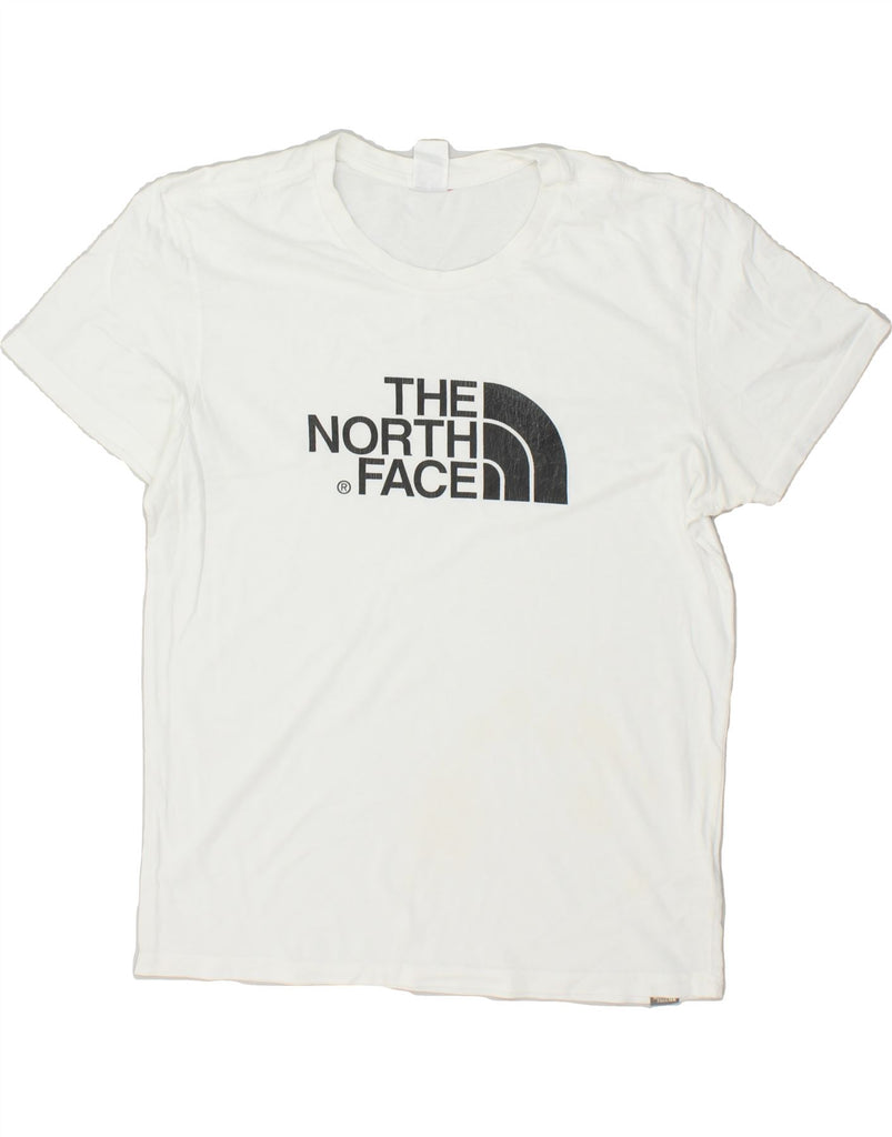 THE NORTH FACE Mens Graphic T-Shirt Top Medium White Cotton | Vintage The North Face | Thrift | Second-Hand The North Face | Used Clothing | Messina Hembry 