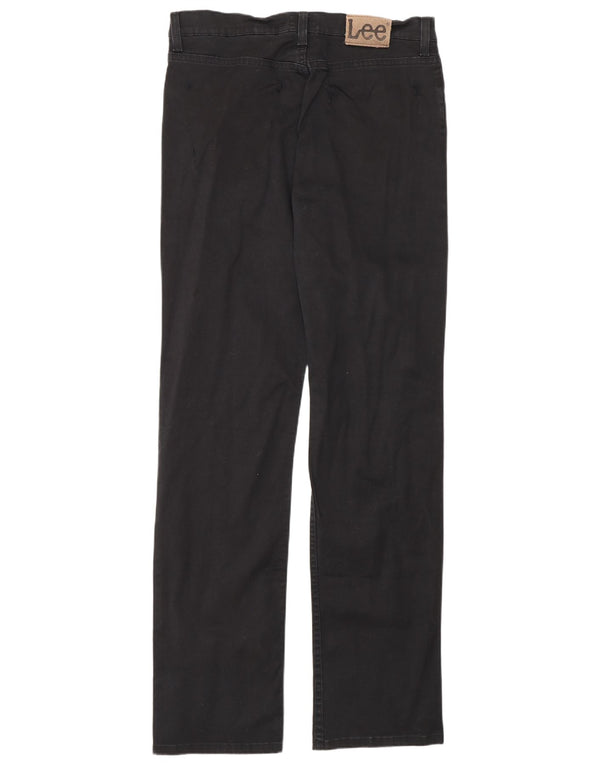 Lee Mens Brooklyn Straight Jeans W34 L36 Black Cotton