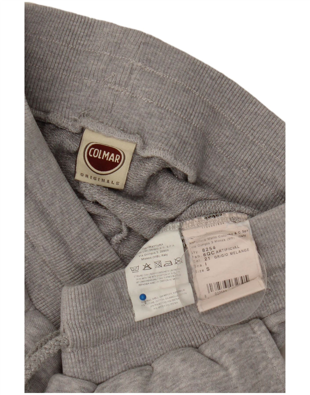Colmar Mens Tracksuit Trousers Joggers Small  Grey Flecked Cotton