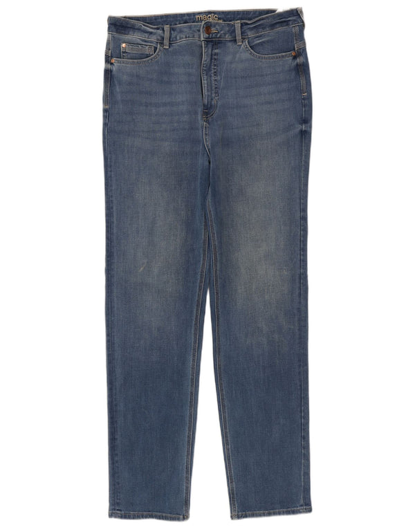 Marks & Spencer Womens Slim Jeans UK 16 Large W34 L31 Blue Cotton