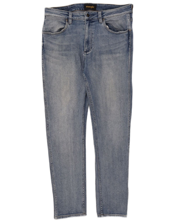 Wrangler Womens Slim Jeans W32 L27 Blue Cotton