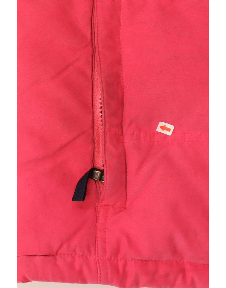 Musto Womens Hooded Padded Jacket UK 12 Medium Pink Polyester