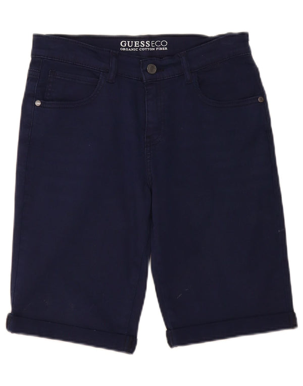 Guess Boys Denim Shorts 13-14 Years W28  Blue Cotton