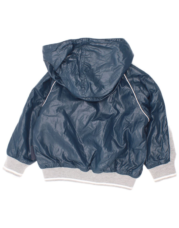 Champion Baby Boys Tracksuit Top Jacket 6-9 Months XS Navy Blue Colourblock