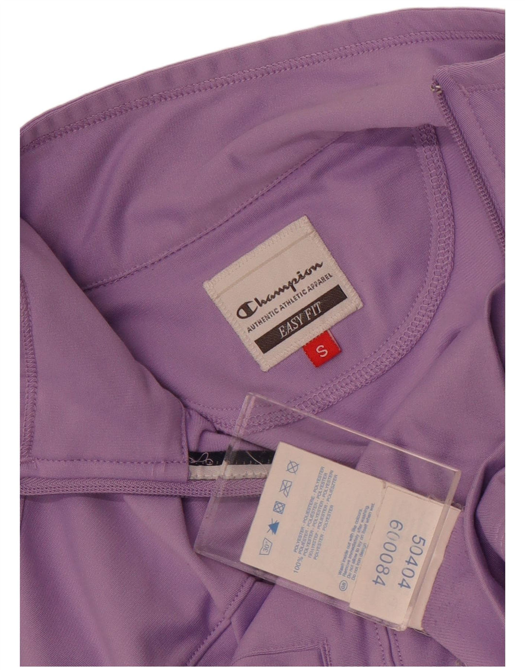Champion Womens Easy Fit Oversized Tracksuit Top Jacket UK 10 Small Purple