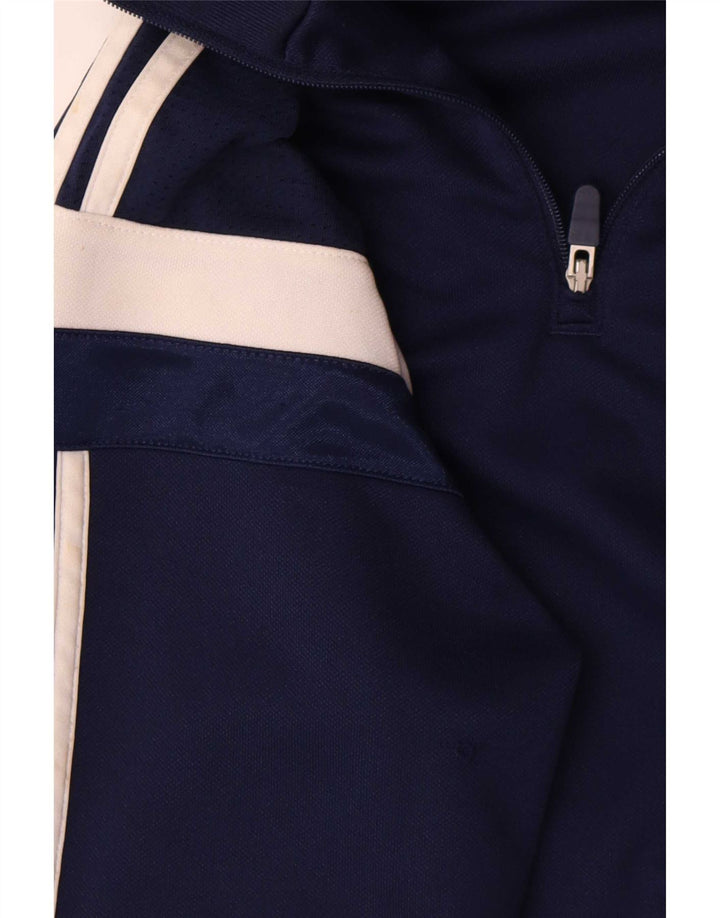 Adidas Mens Climacool Pullover Tracksuit Top Small Navy Blue Colourblock