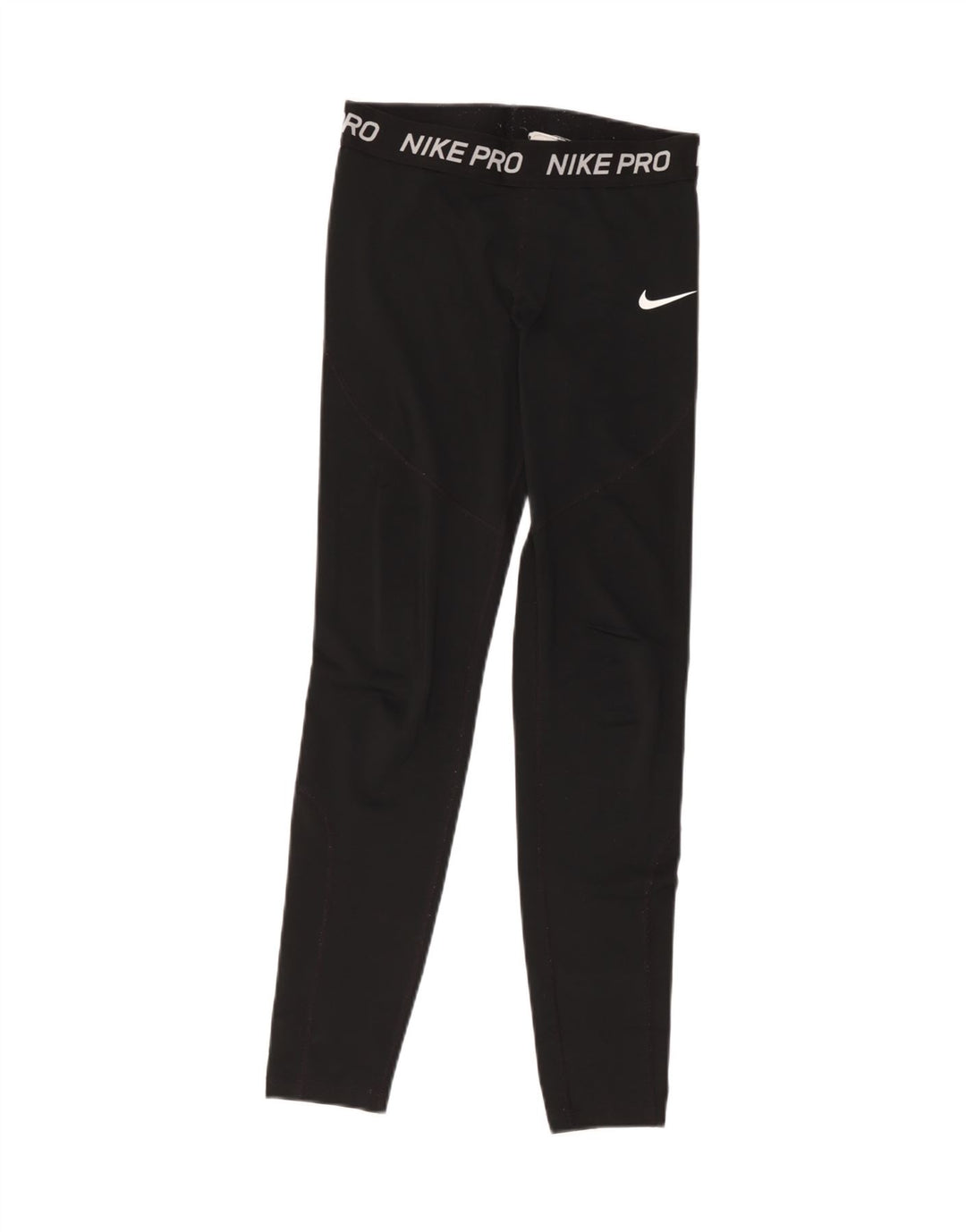 Nike Womens Graphic Leggings UK 10 Small  Black Polyester