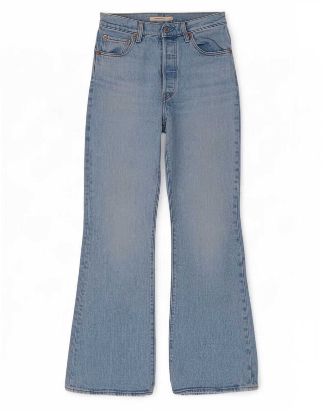 Levi's Womens Ribcage Flared Jeans W26 L30 Blue