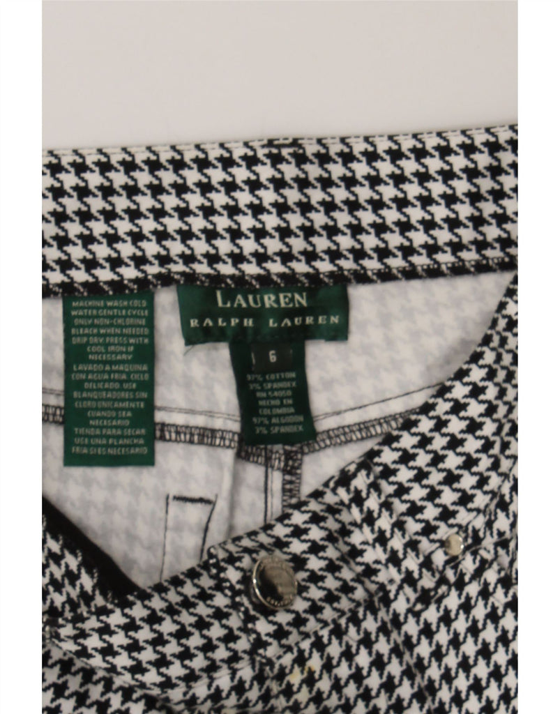 RALPH LAUREN Womens High Waist Capri Trousers US 6 Medium W28 L20 Black Vintage Ralph Lauren and Second-Hand Ralph Lauren from Messina Hembry 