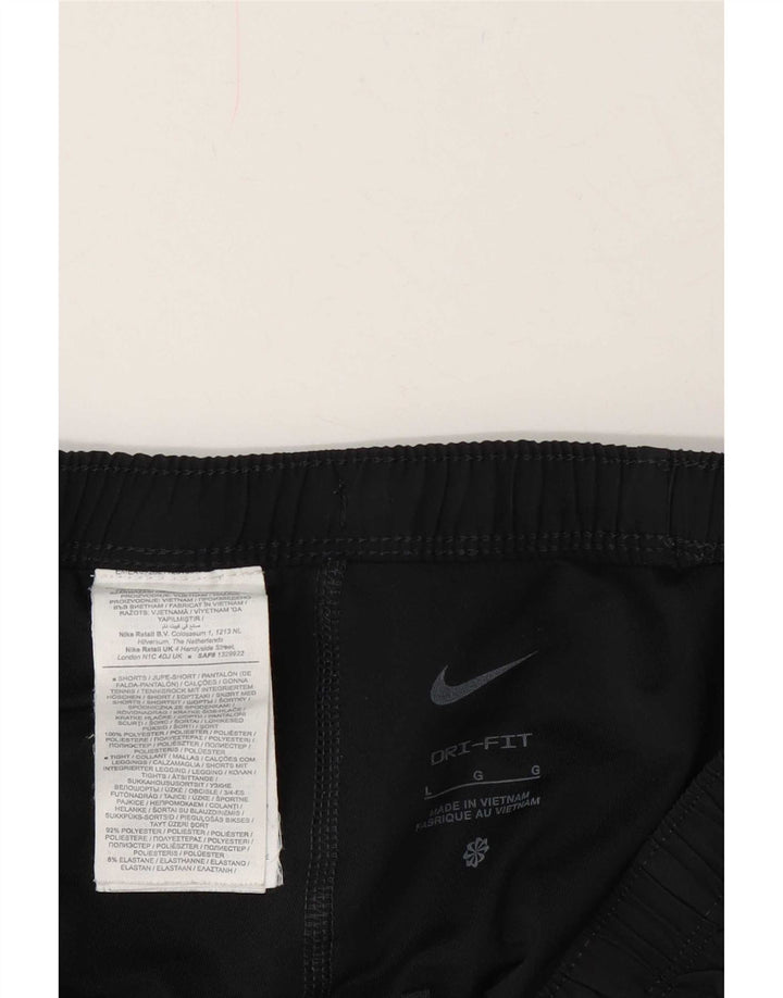 Nike Mens Dri Fit Sport Shorts Large Black Polyester