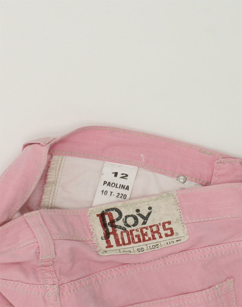 ROY ROGERS Girls Denim Shorts 11-12 Years W30 Pink Cotton | Vintage Roy Rogers | Thrift | Second-Hand Roy Rogers | Used Clothing | Messina Hembry 