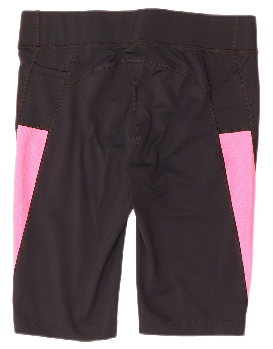FILA Womens Sport Shorts UK 10 Small  Black Colourblock Polyester