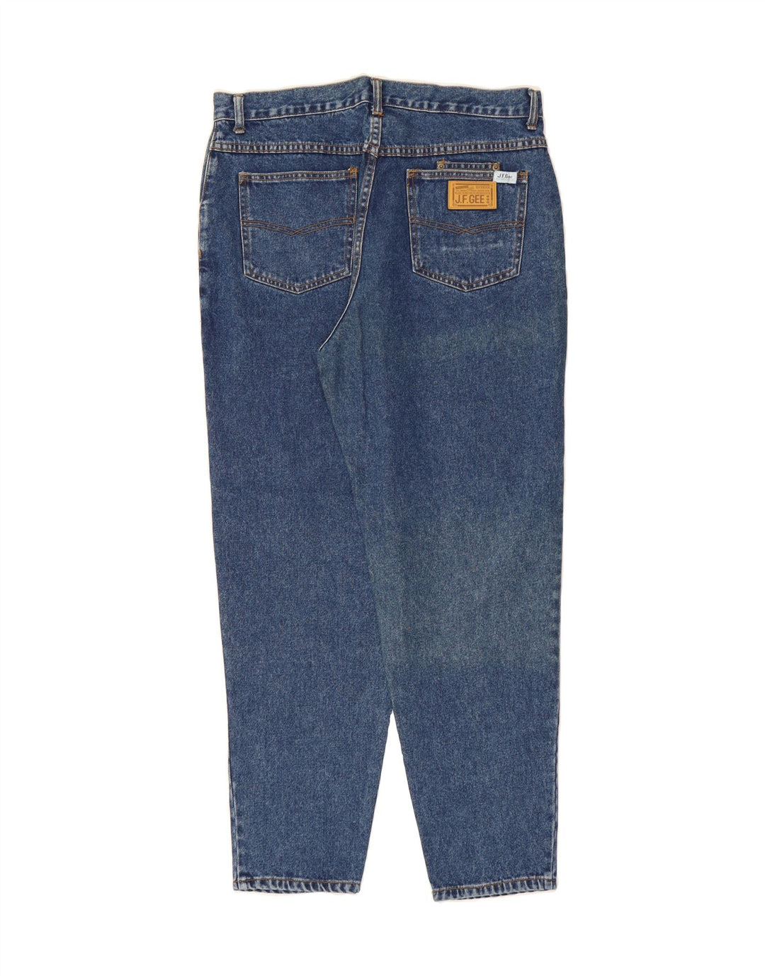 JOHN F GEE Womens Tapered Jeans W32 L29  Blue Vintage John F Gee and Second-Hand John F Gee from Messina Hembry 