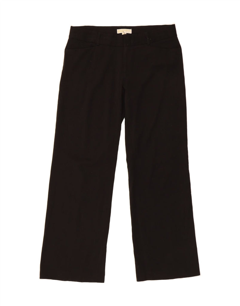 MICHAEL KORS Womens Wide Leg Casual Trousers US 10 Large W34 L32 Black Vintage Michael Kors and Second-Hand Michael Kors from Messina Hembry 