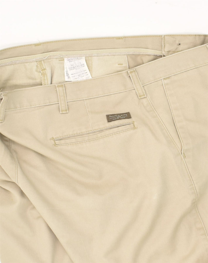 LEE Mens Tapered Chino Trousers W38 L30  Beige Cotton | Vintage Lee | Thrift | Second-Hand Lee | Used Clothing | Messina Hembry 