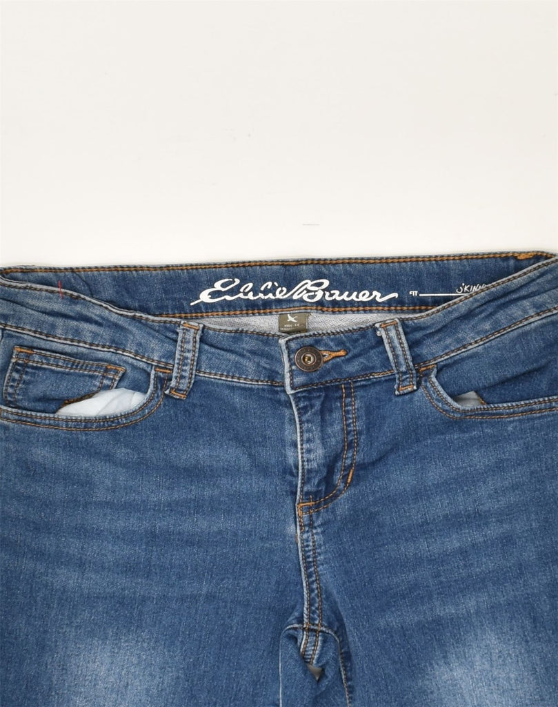 EDDIE BAUER Womens Skinny Jeans UK 14 Medium W30 L28 Blue Cotton | Vintage Eddie Bauer | Thrift | Second-Hand Eddie Bauer | Used Clothing | Messina Hembry 