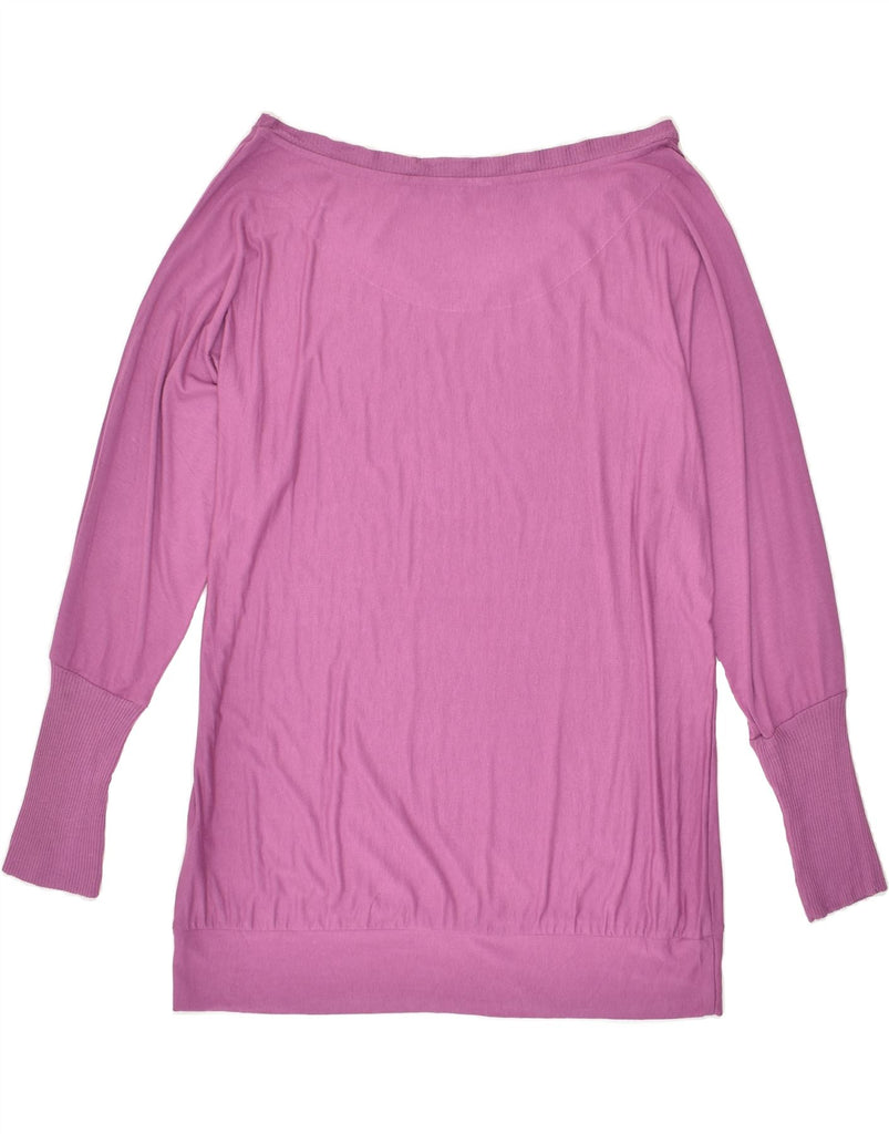 VINTAGE Womens Long Sleeve Tunic Dress UK 10 Small Purple | Vintage Vintage | Thrift | Second-Hand Vintage | Used Clothing | Messina Hembry 