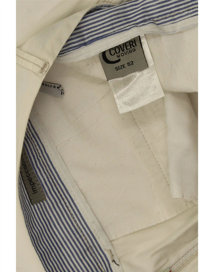 Coveri Mens Chino Shorts IT 52 XL W38  White Elastane