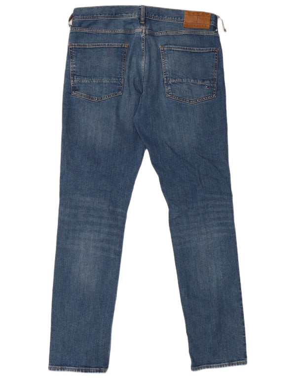 Tommy Hilfiger Mens Denton Straight Jeans W36 L34 Blue Cotton