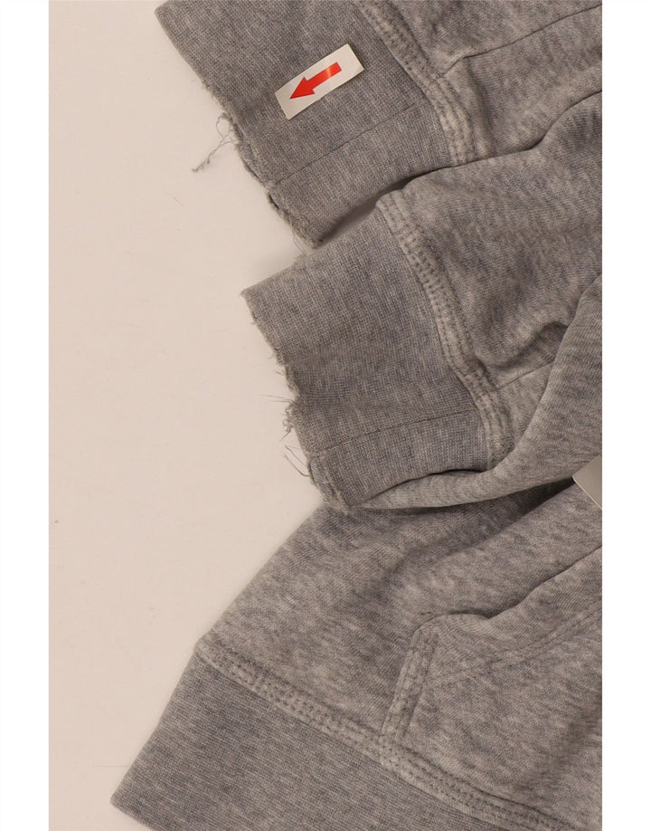 Nike Mens Hoodie Jumper Medium Grey Cotton