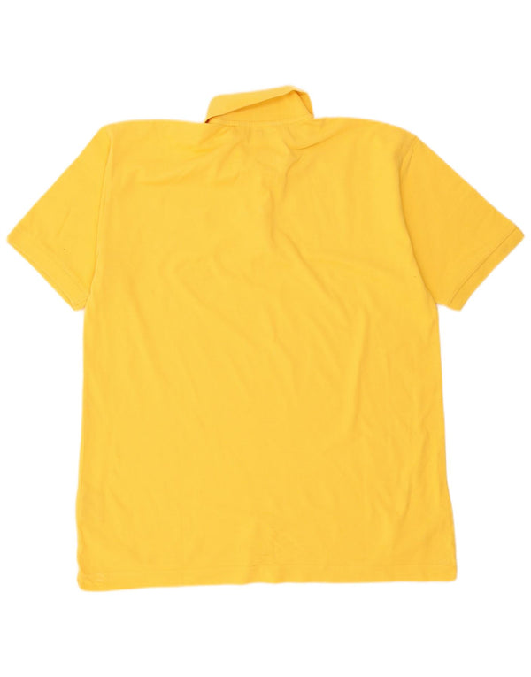 Kappa Mens Polo Shirt XL Yellow Cotton