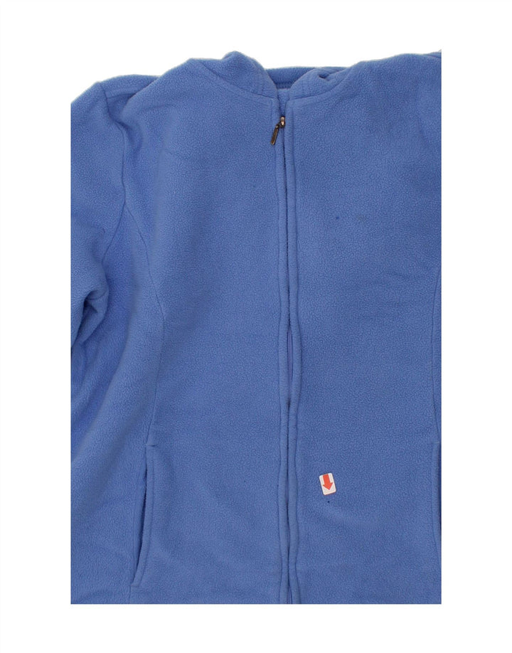 L.L.BEAN Womens Hooded Fleece Jacket UK 16 Large Blue Polyester Vintage L.L.Bean and Second-Hand L.L.Bean from Messina Hembry 