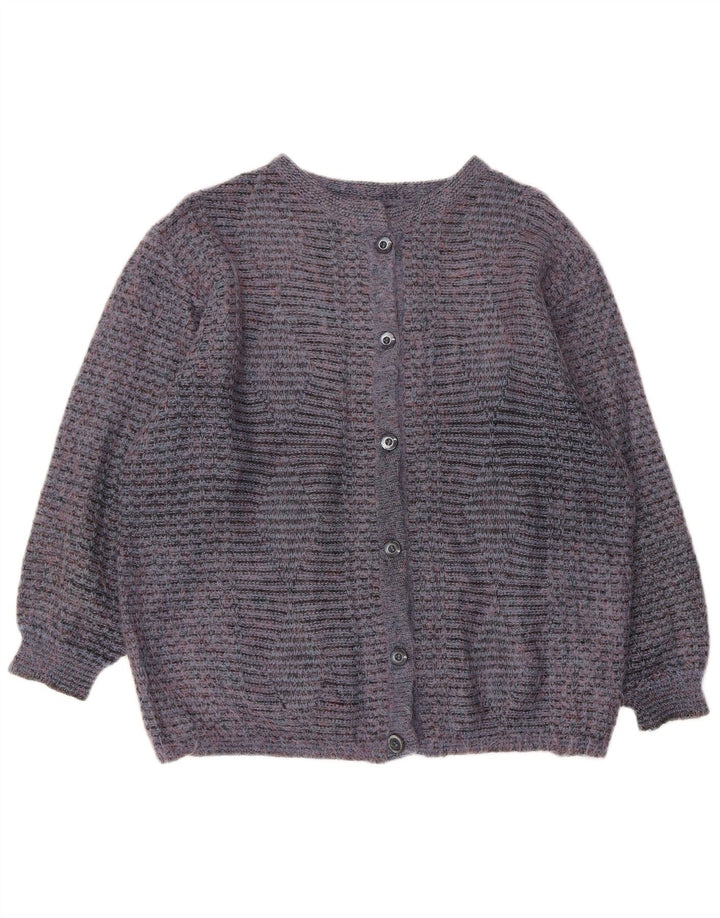 Vintage Womens Cardigan Sweater UK 16 Large Blue