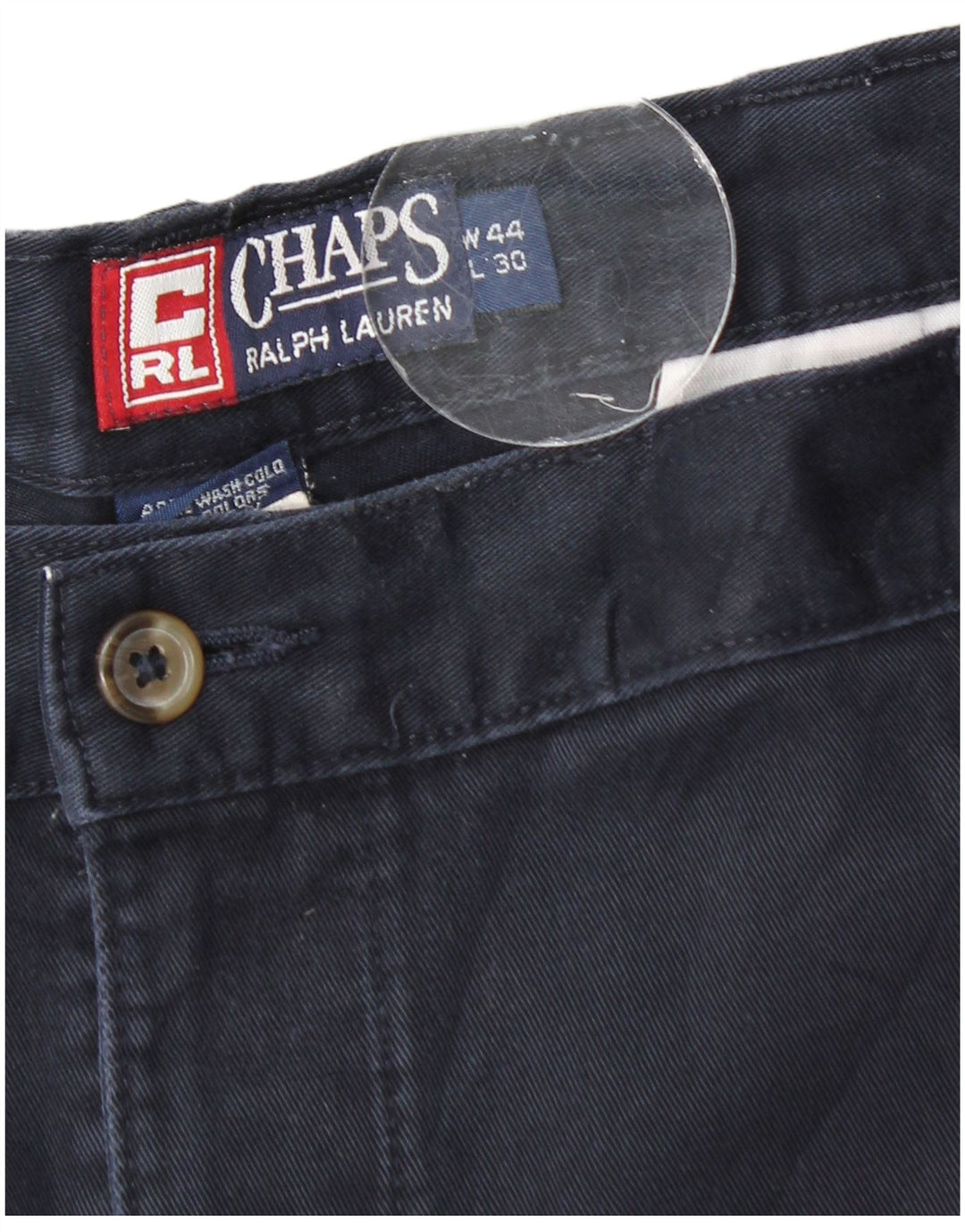 CHAPS Mens Pegged Chino Trousers W44 L30  Navy Blue Cotton