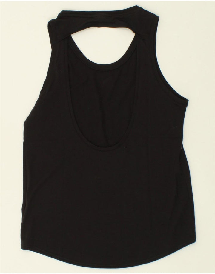 PUMA Womens Vest Top UK 10 Small Black Polyester Vintage Puma and Second-Hand Puma from Messina Hembry 