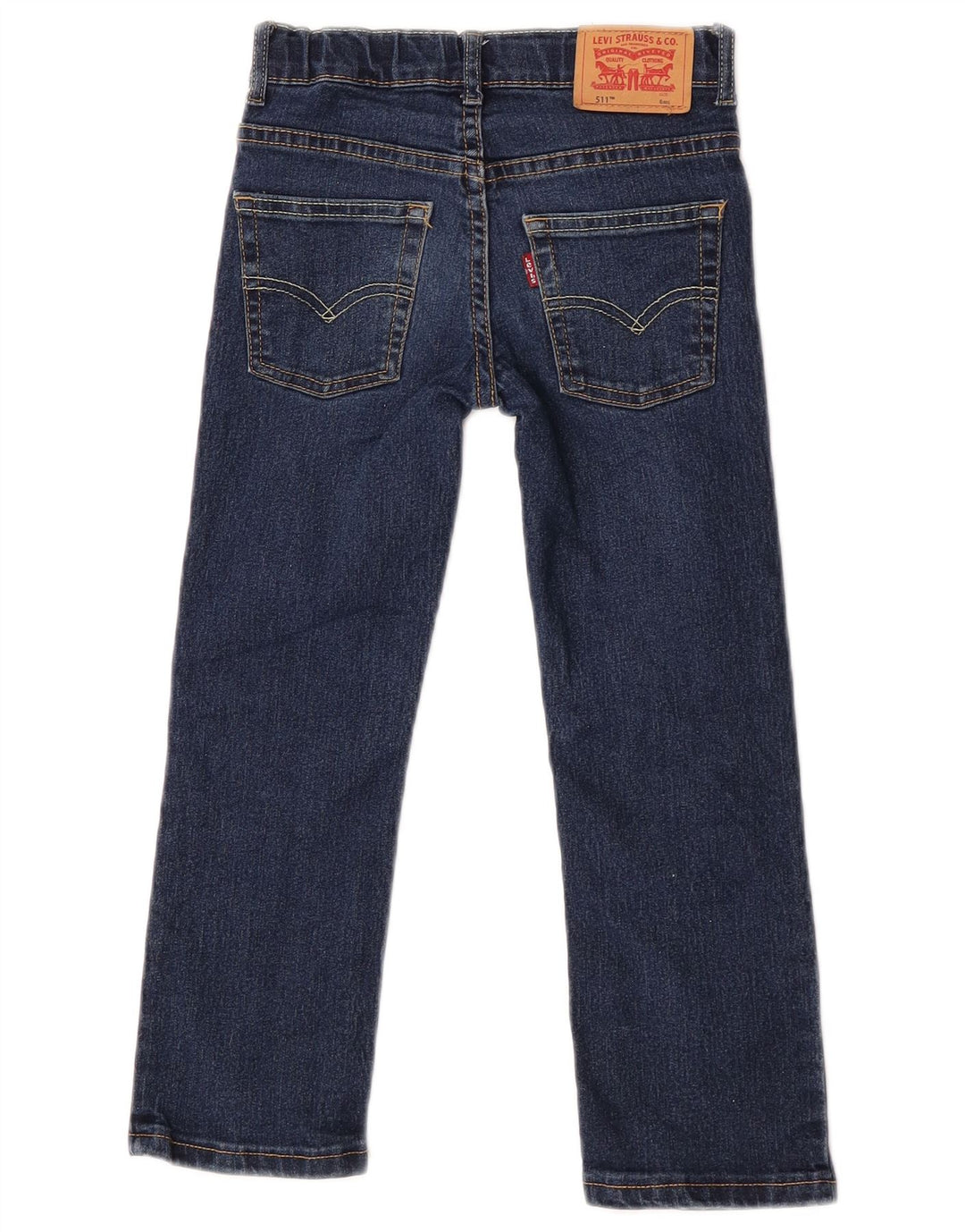 Levi's Boys 511 Slim Jeans 5-6 Years W22 L19 Blue Cotton