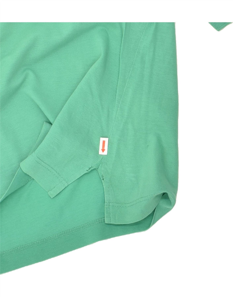 SERGIO TACCHINI Mens Polo Shirt IT 46 Small Green Cotton | Vintage Sergio Tacchini | Thrift | Second-Hand Sergio Tacchini | Used Clothing | Messina Hembry 