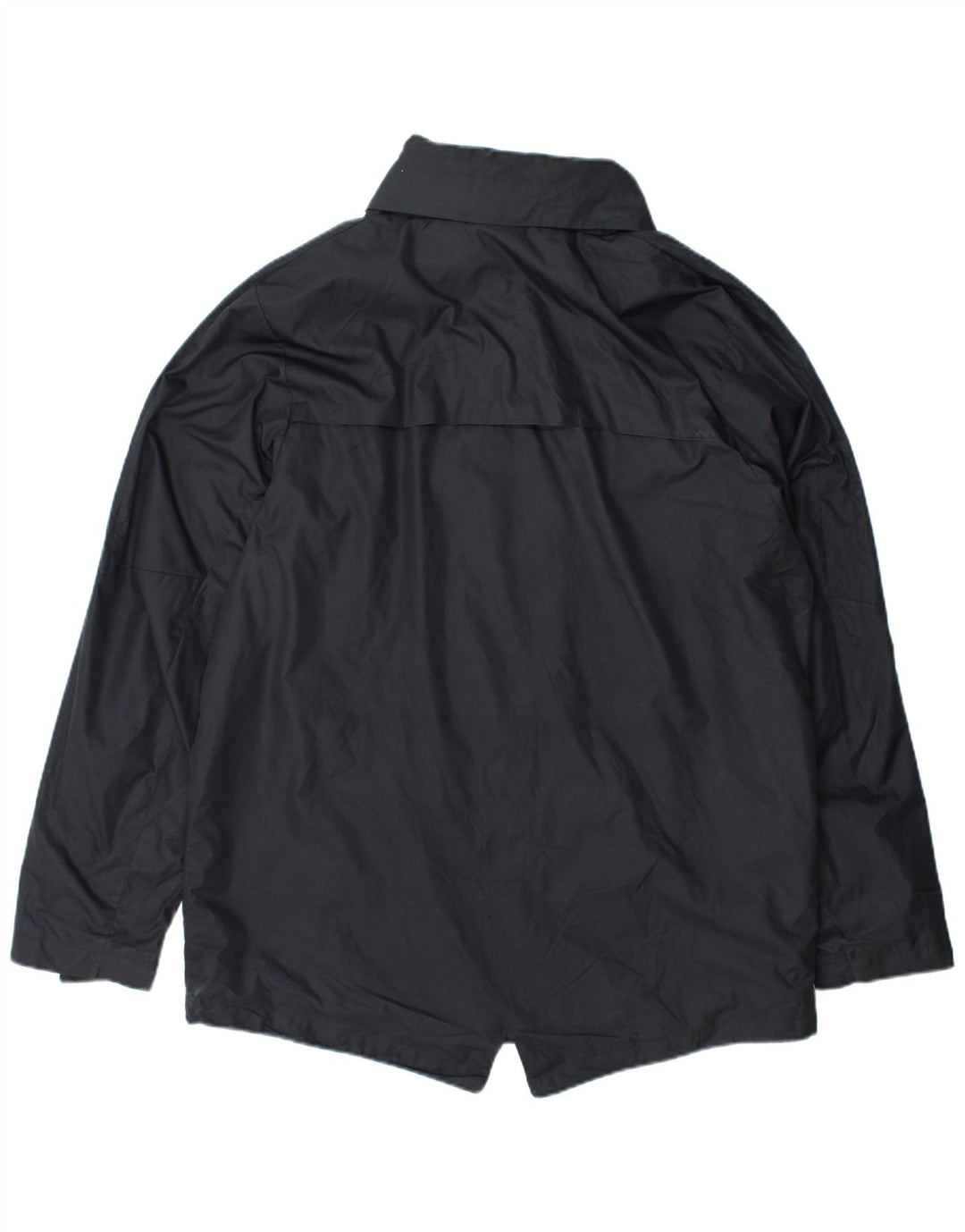 Nike Mens Hooded Rain Jacket UK 42 XL Grey Polyester