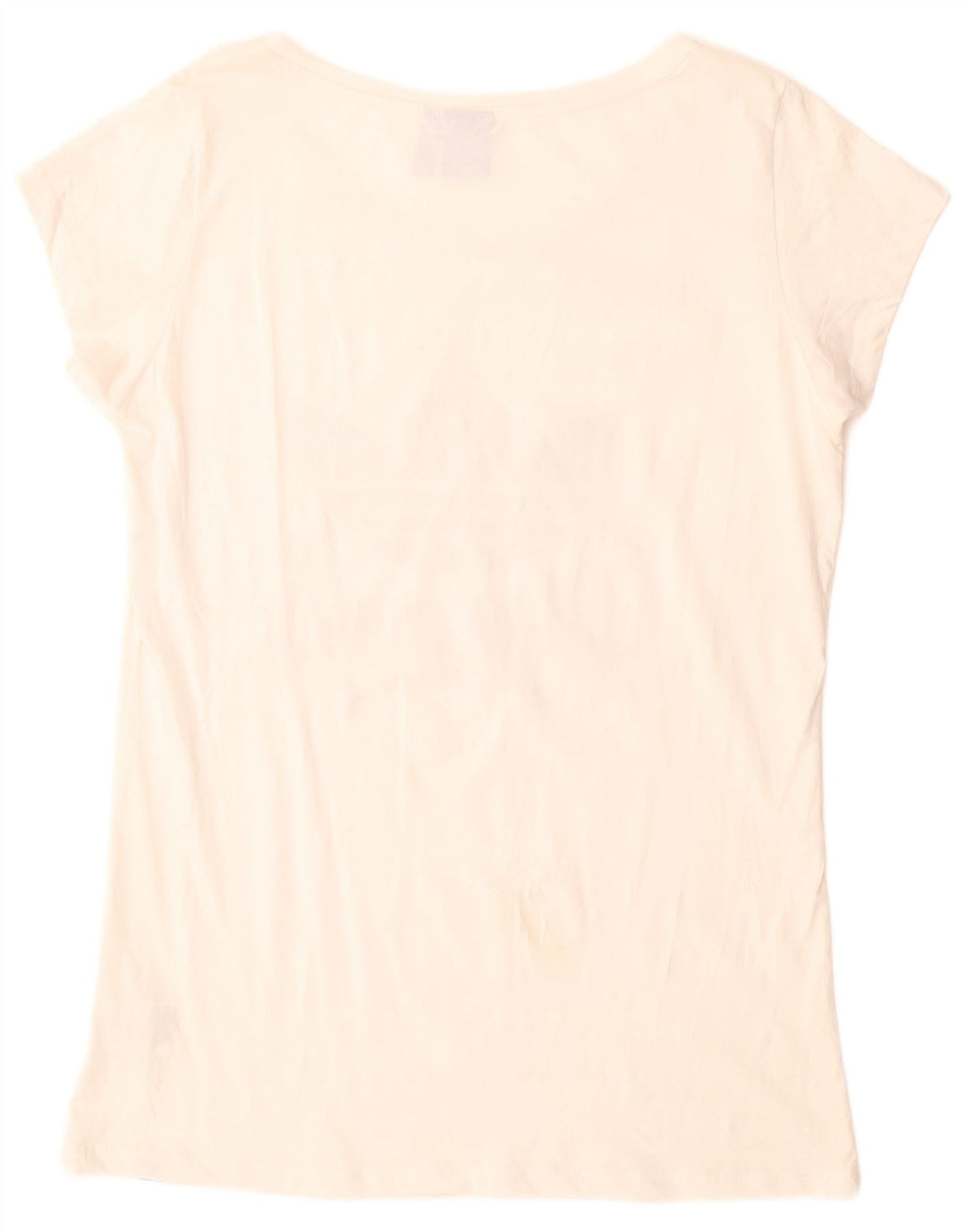 ADIDAS Womens Longline Graphic T-Shirt Top UK 22 XL White Cotton