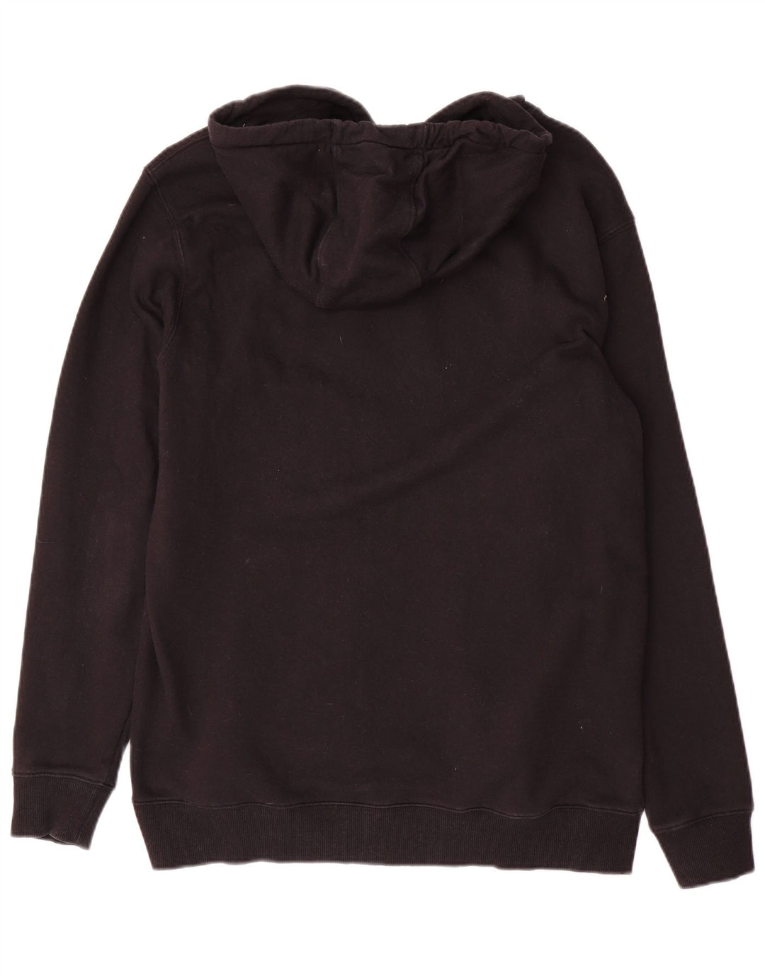 VANS Mens Graphic Hoodie Jumper Medium Black Cotton