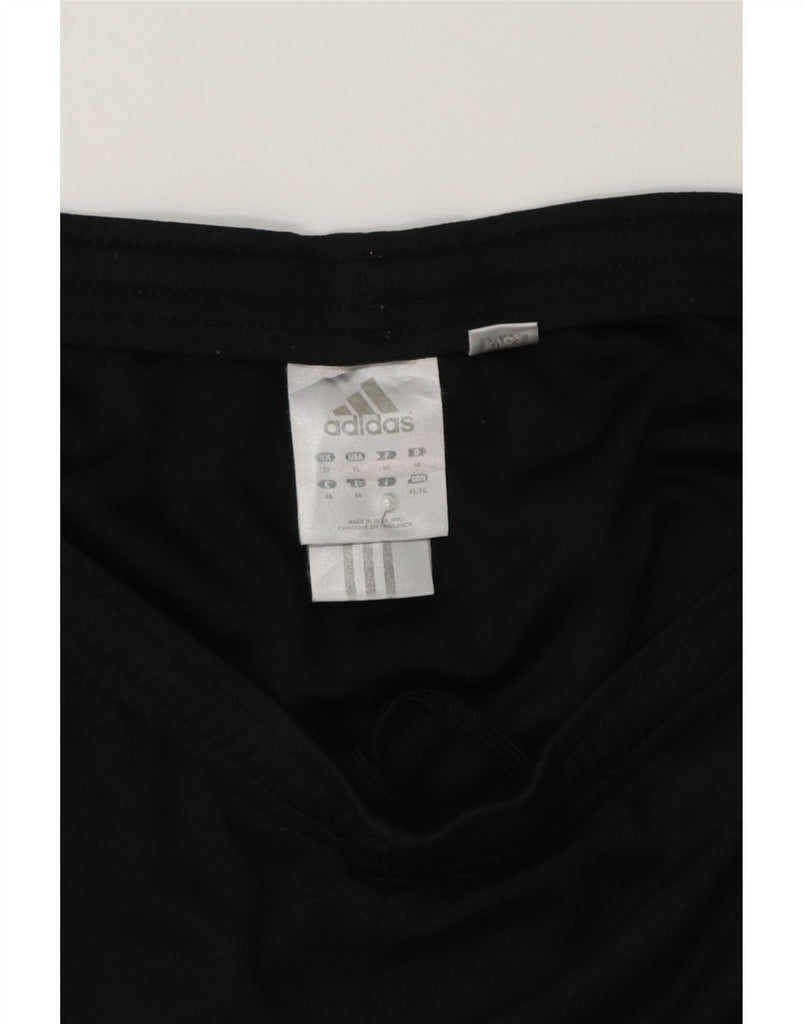 ADIDAS Womens Sport Shorts UK 22 3XL Black Polyester Vintage Adidas and Second-Hand Adidas from Messina Hembry 