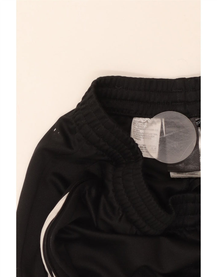 ADIDAS Boys Tracksuit Trousers 11-12 Years  Black Polyester