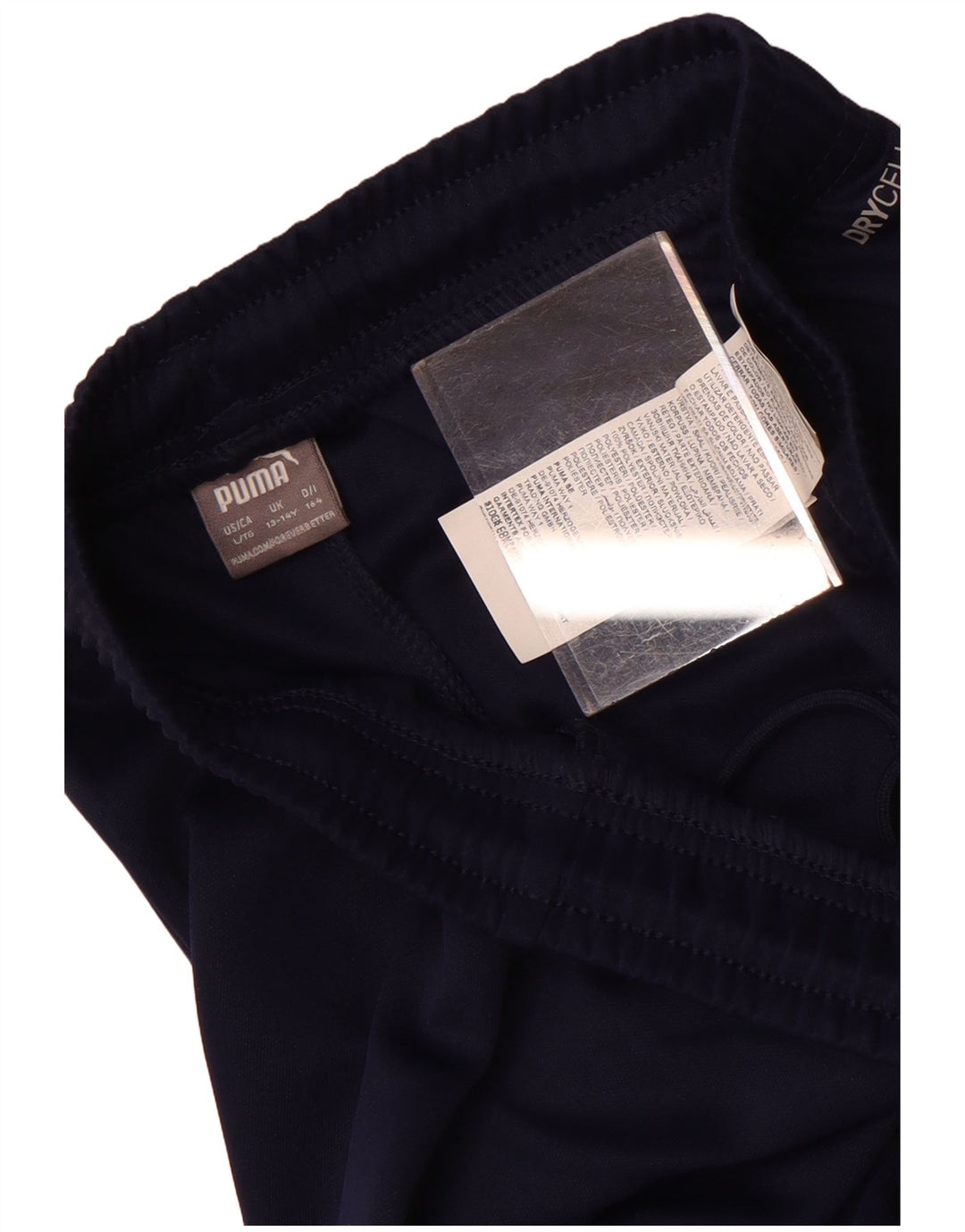 Puma Boys Tracksuit Trousers 13-14 Years  Navy Blue Colourblock Polyester